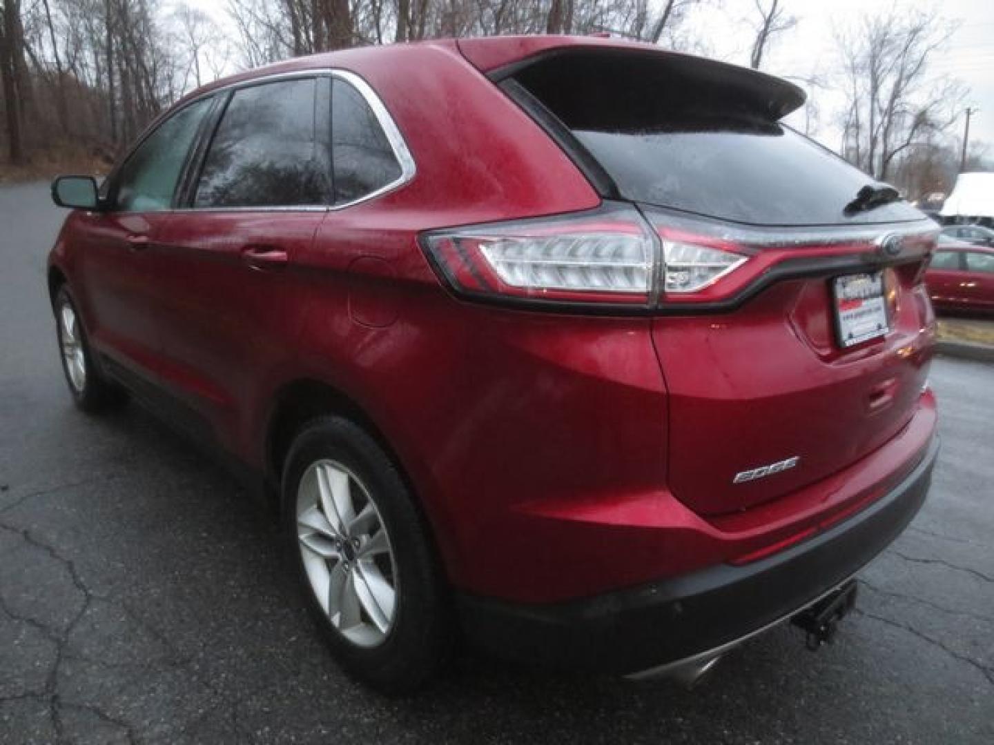 2016 Red /Black Ford Edge SEL AWD (2FMPK4J85GB) with an 3.5L V6 DOHC 24V engine, Automatic transmission, located at 270 US Route 6, Mahopac, NY, 10541, (845) 621-0895, 41.349022, -73.755280 - Photo#4